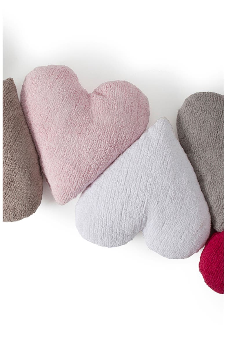 Heart Cushion, Alternate, color, PINK