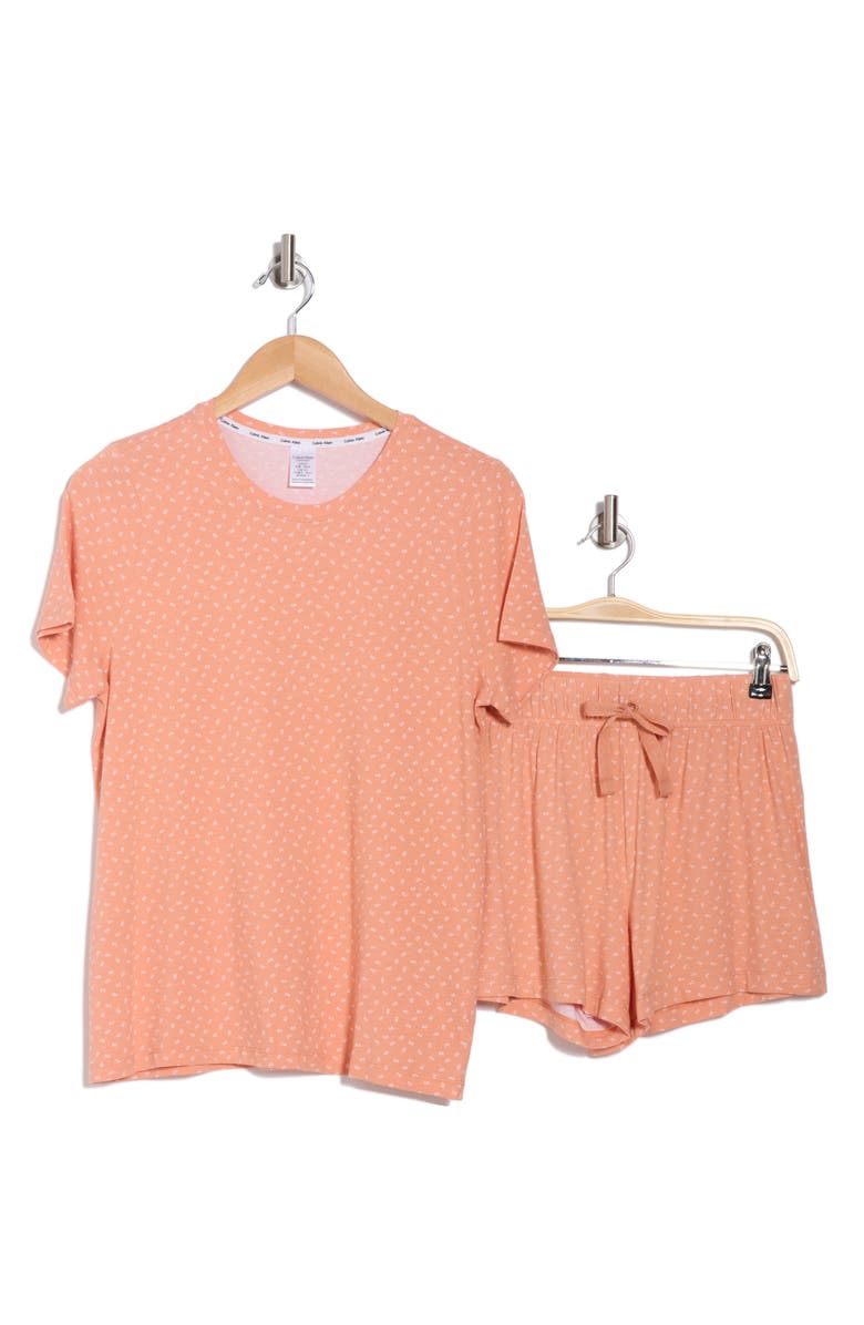 Calvin Klein Soft Slumber Pajamas, Alternate, color, Coral