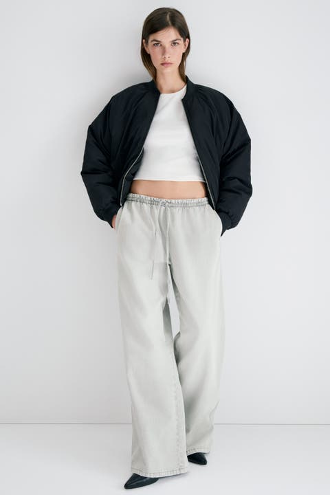 Denim Pull-on Trousers