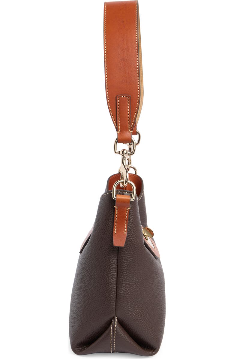 Dooney & Bourke Pebbled Leather Turnlock Sac 22 Bag, Alternate, color,