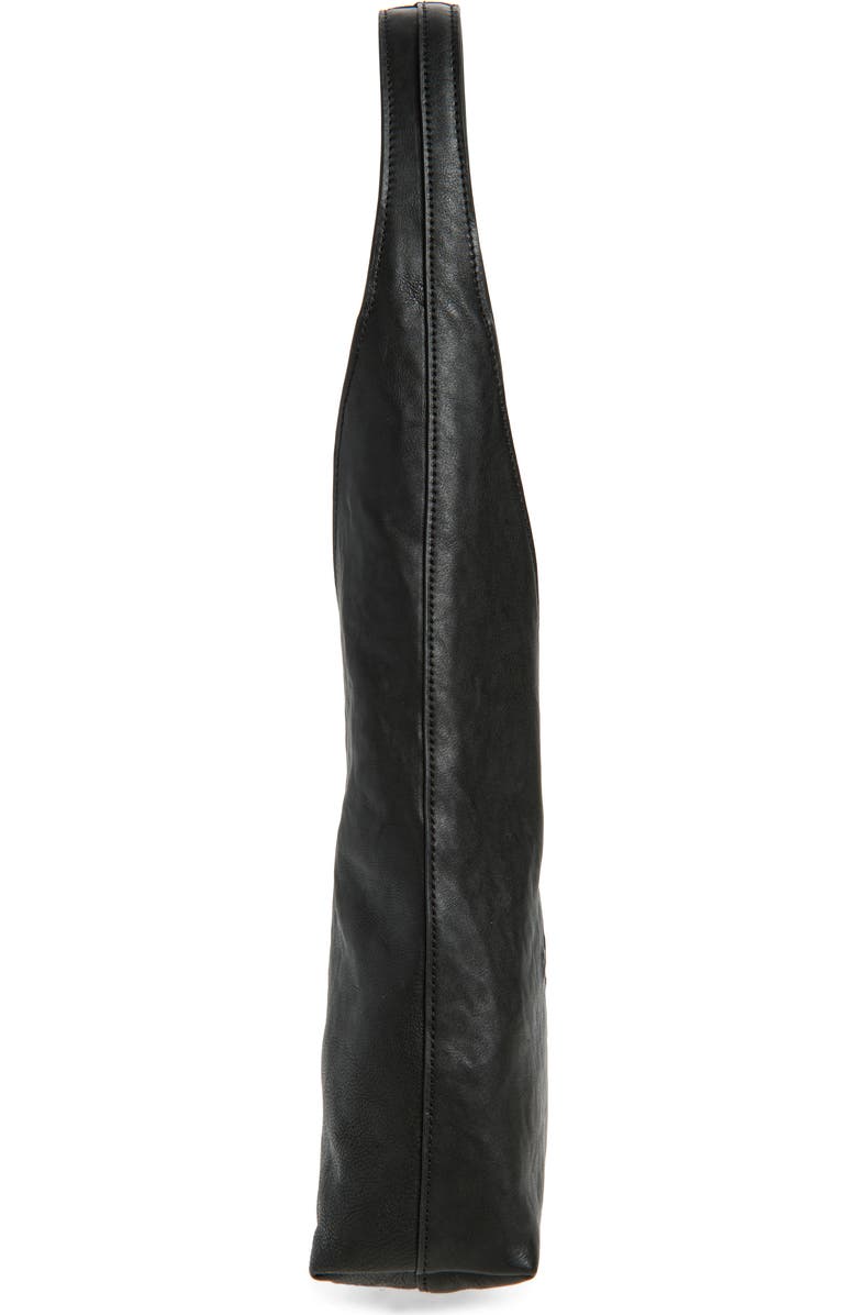 Alexander Wang Small Pike Leather Hobo Bag, Alternate, color, Black