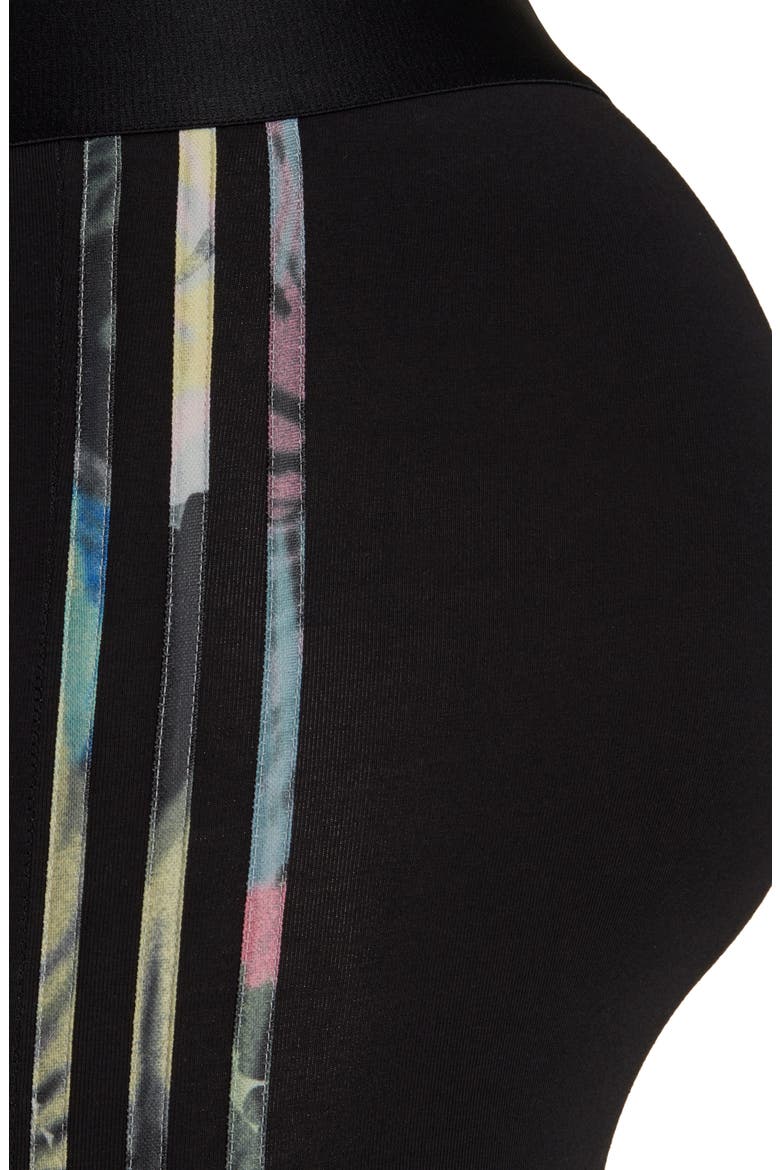 Classic Striped Stirup Leggings, Alternate, color, BLACK/ BLISS PINK