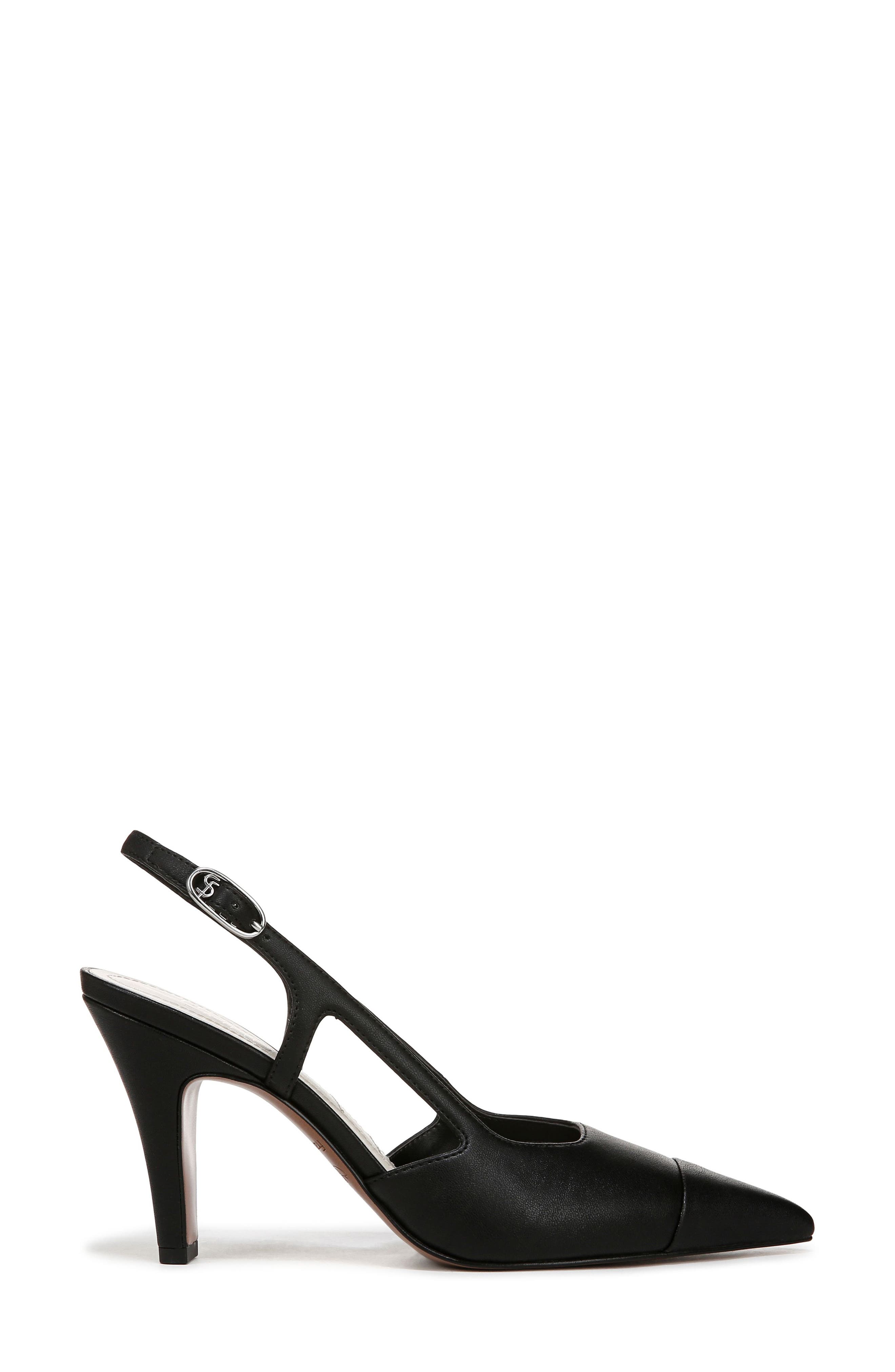 Franco Sarto Sabrina Slingback Pump, Alternate, color, Black