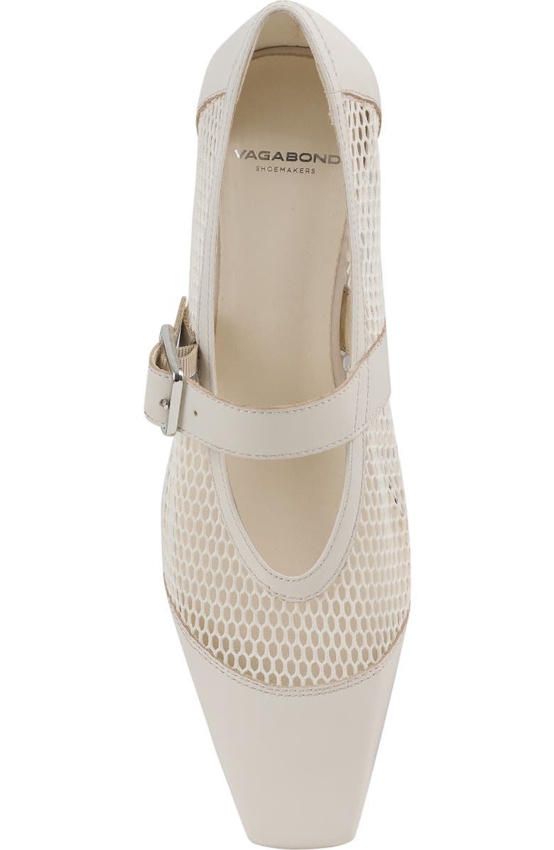 Vagabond Shoemakers Wioletta Mesh Mary Jane Flat, Alternate, color, Off White