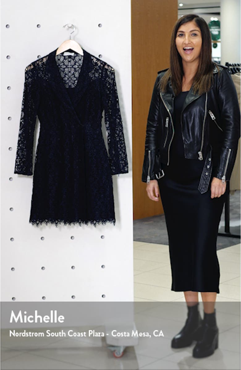 Nanie Lace Cotton Blend Minidress, sales video thumbnail