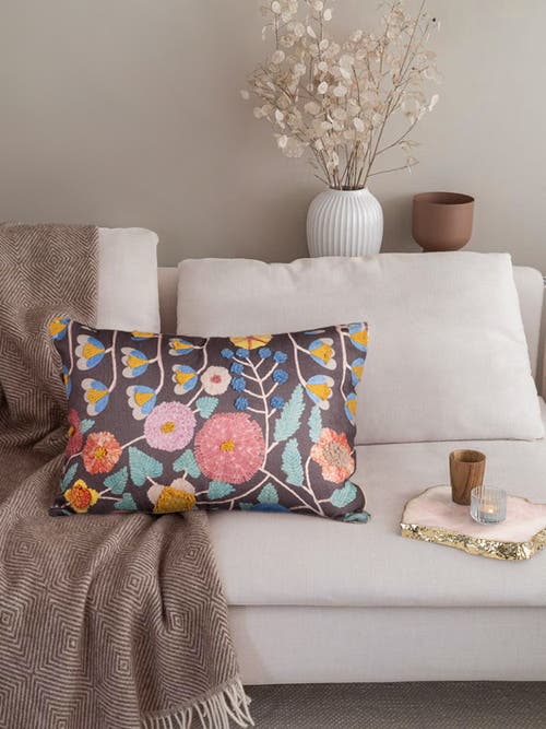 Gauri Kohli Luxor Throw Pillow Cover In Multi