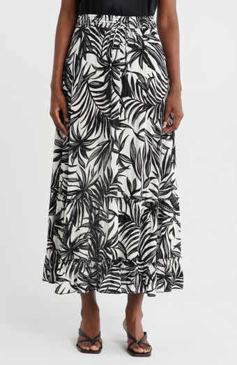 T Tahari Print Skirt