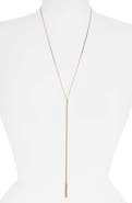 Nordstrom Halogen® Faceted Snake Chain Y-Necklace