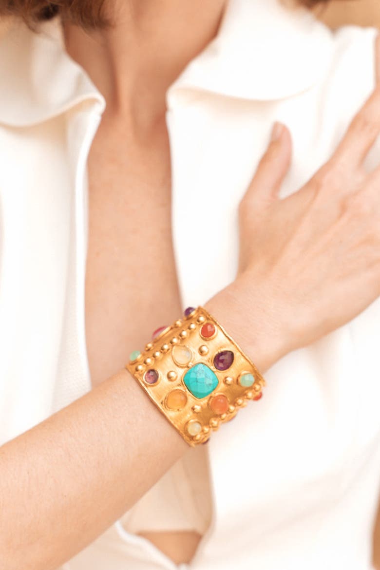 Berber Cuff, Alternate, color, MULTI
