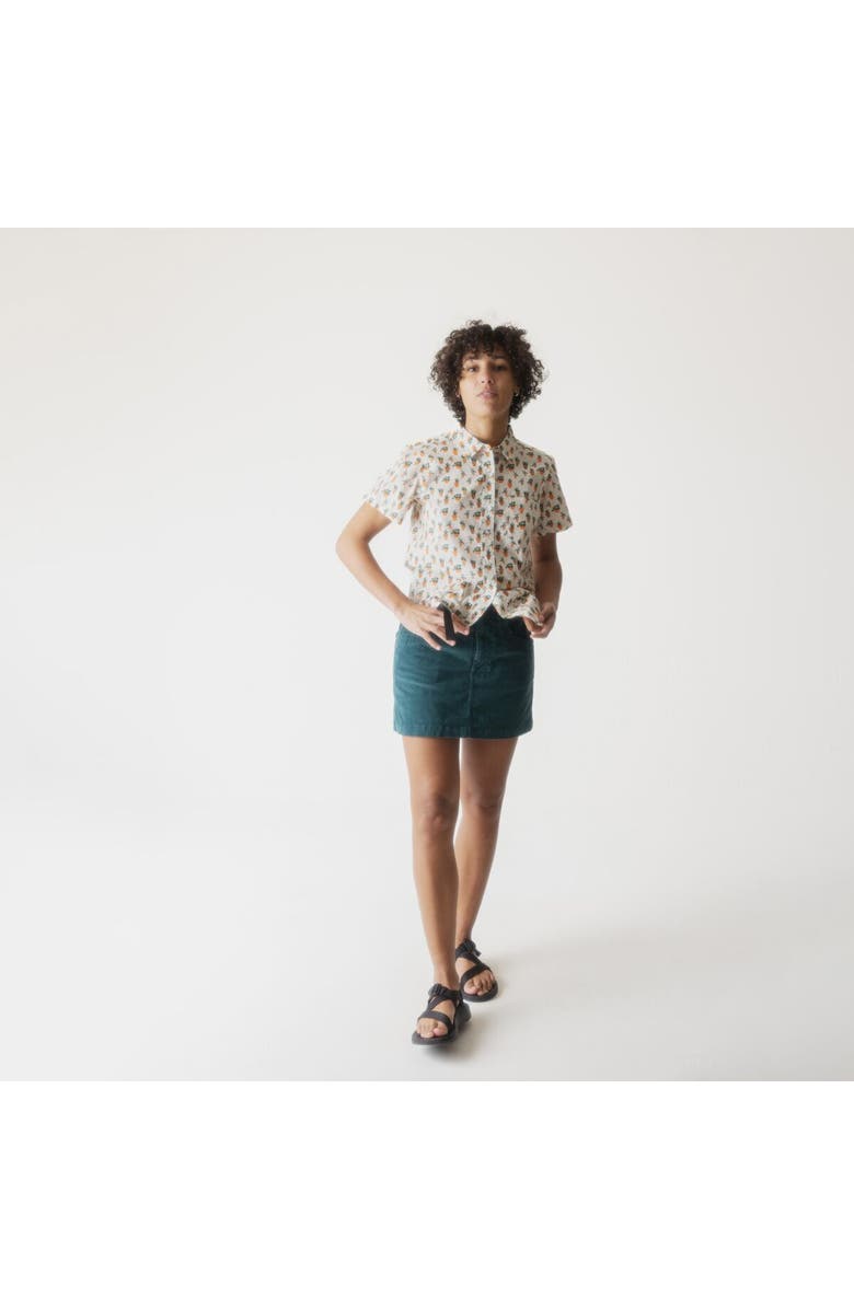 KAVU Girl Party Shirt - Women's, Alternate, color, Potted Plants