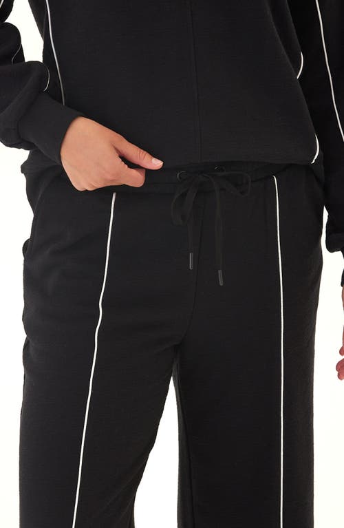 Threads 4 Thought Milly Piped Wide Leg Pants In Black