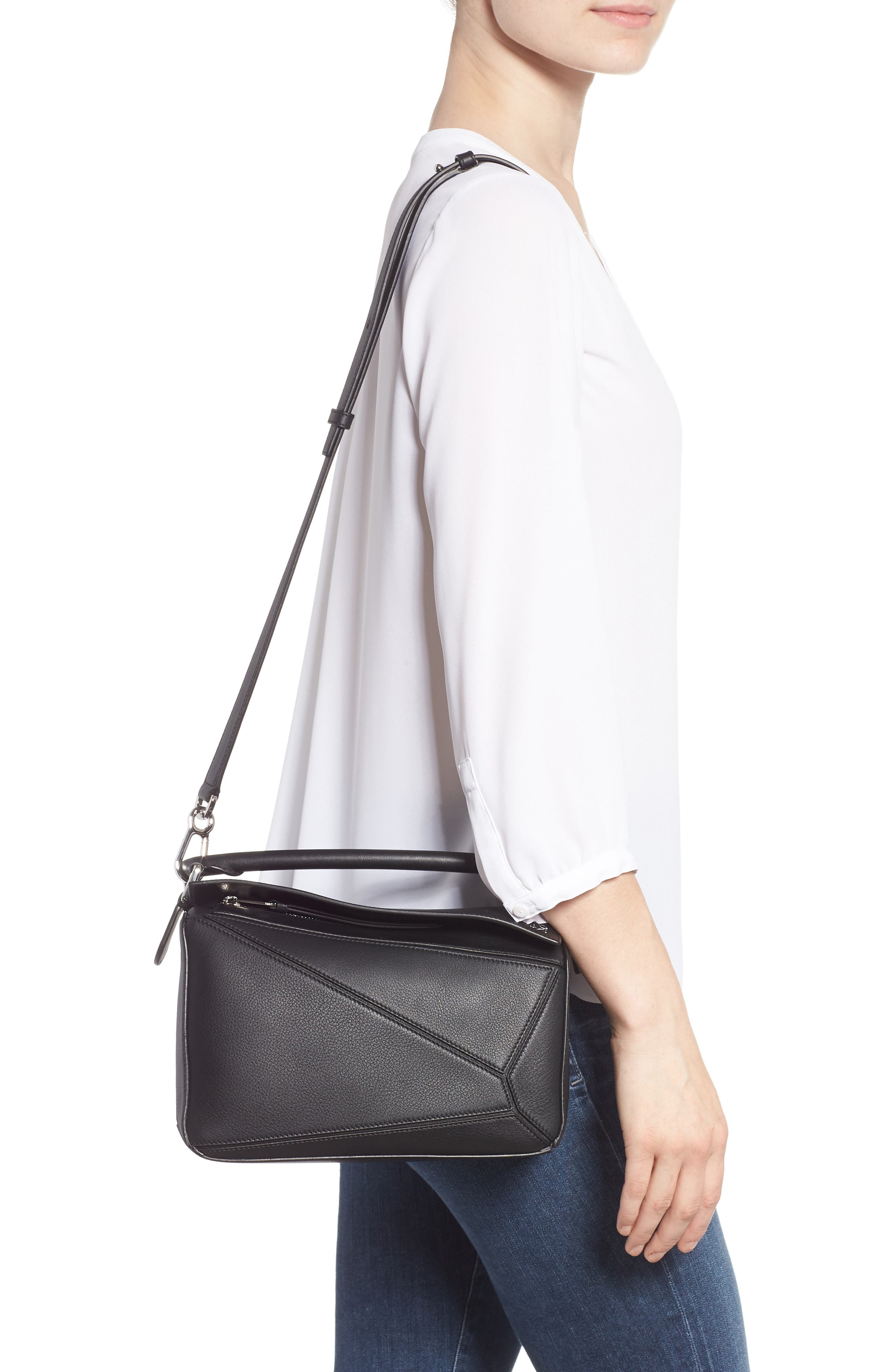 Loewe Puzzle Small Shoulder Bag, Alternate, color, 