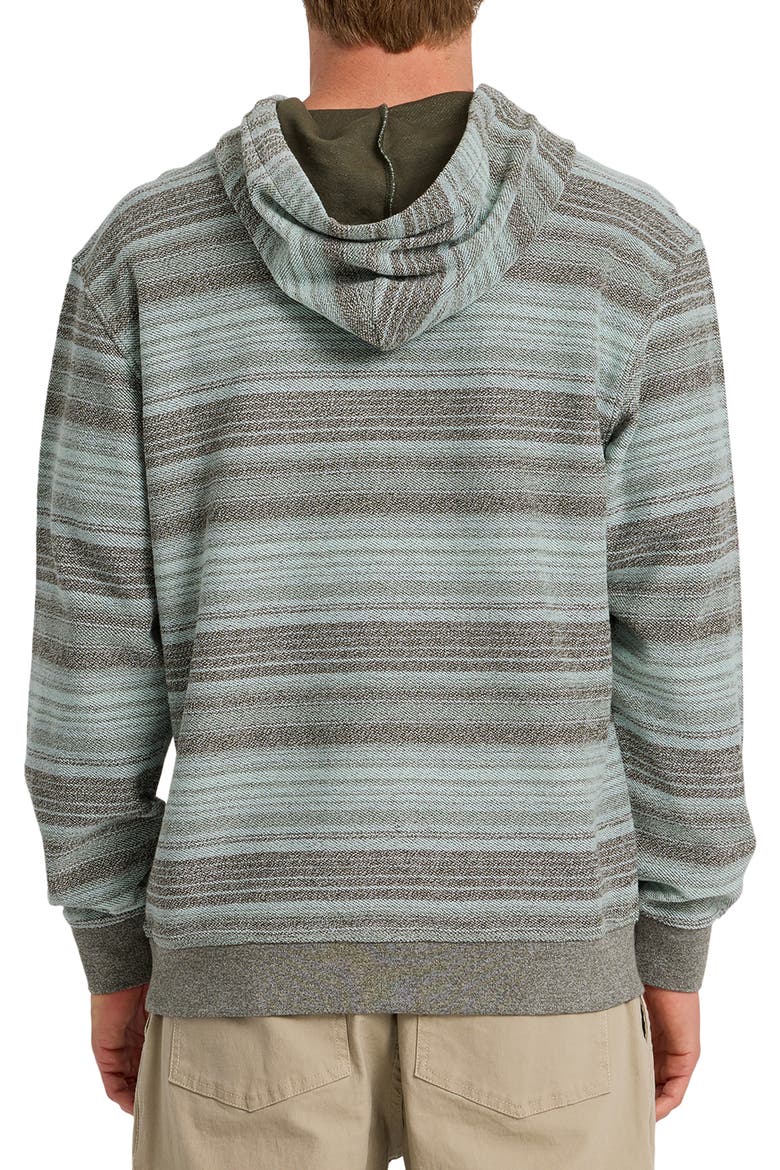 Great Otway Stripe Beach Hoodie, Alternate, color, GRAPE LEAF