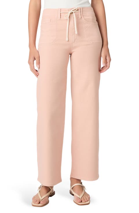 Ari Drawstring High Waist Wide Leg Pants