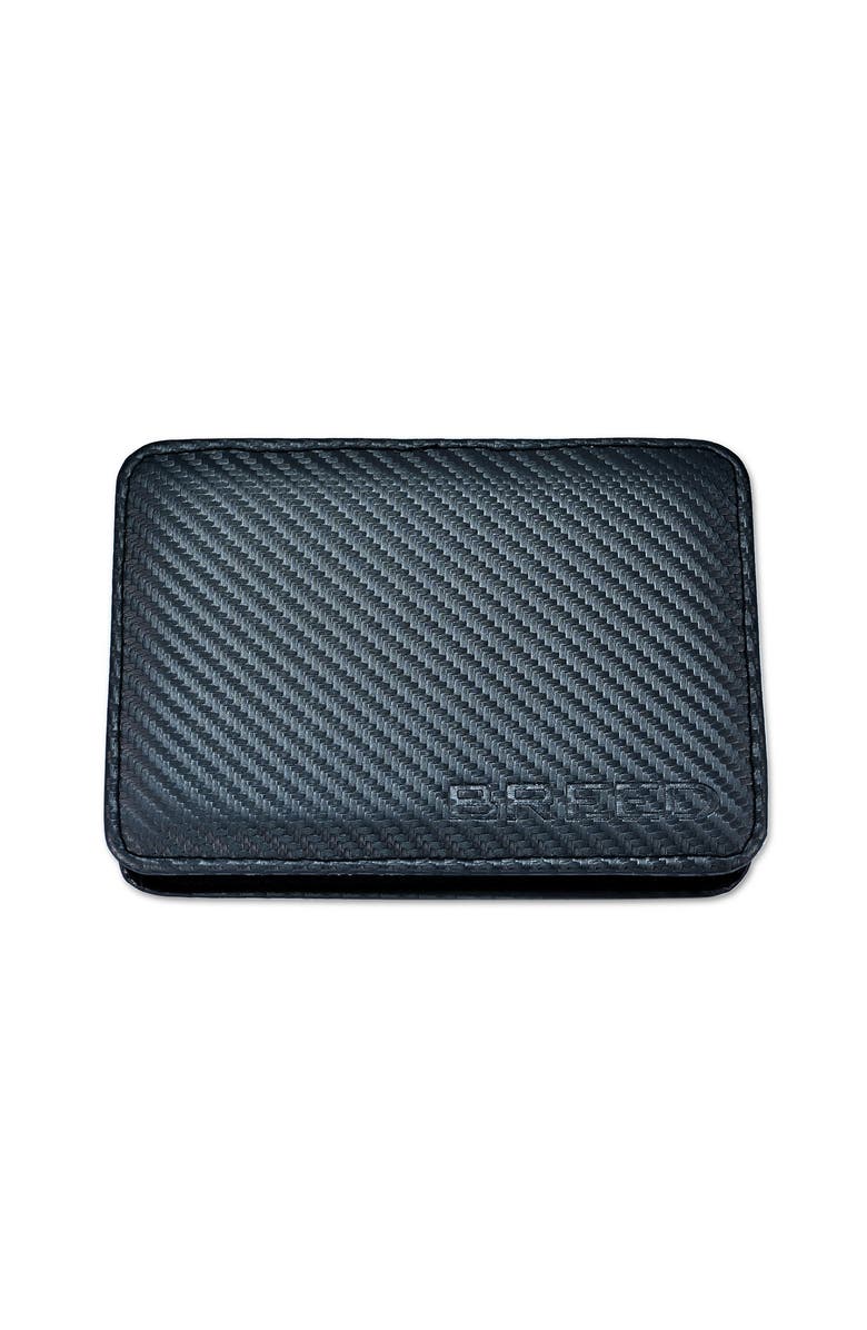 BREED Nitro 8 Piece Surgical Steel Groom Kit - Carbon Fiber Pattern Case, Alternate, color, Black