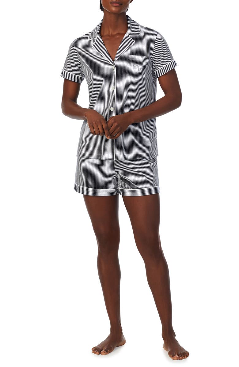 Lauren Ralph Lauren Print Short Pajamas, Main, color, 