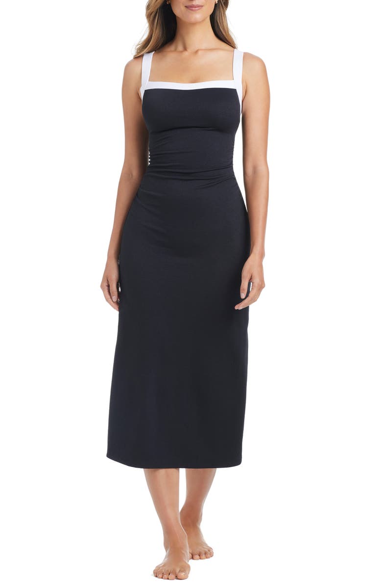 BLEU by Rod Beattie Sleeveless Midi Dress, Main, color,