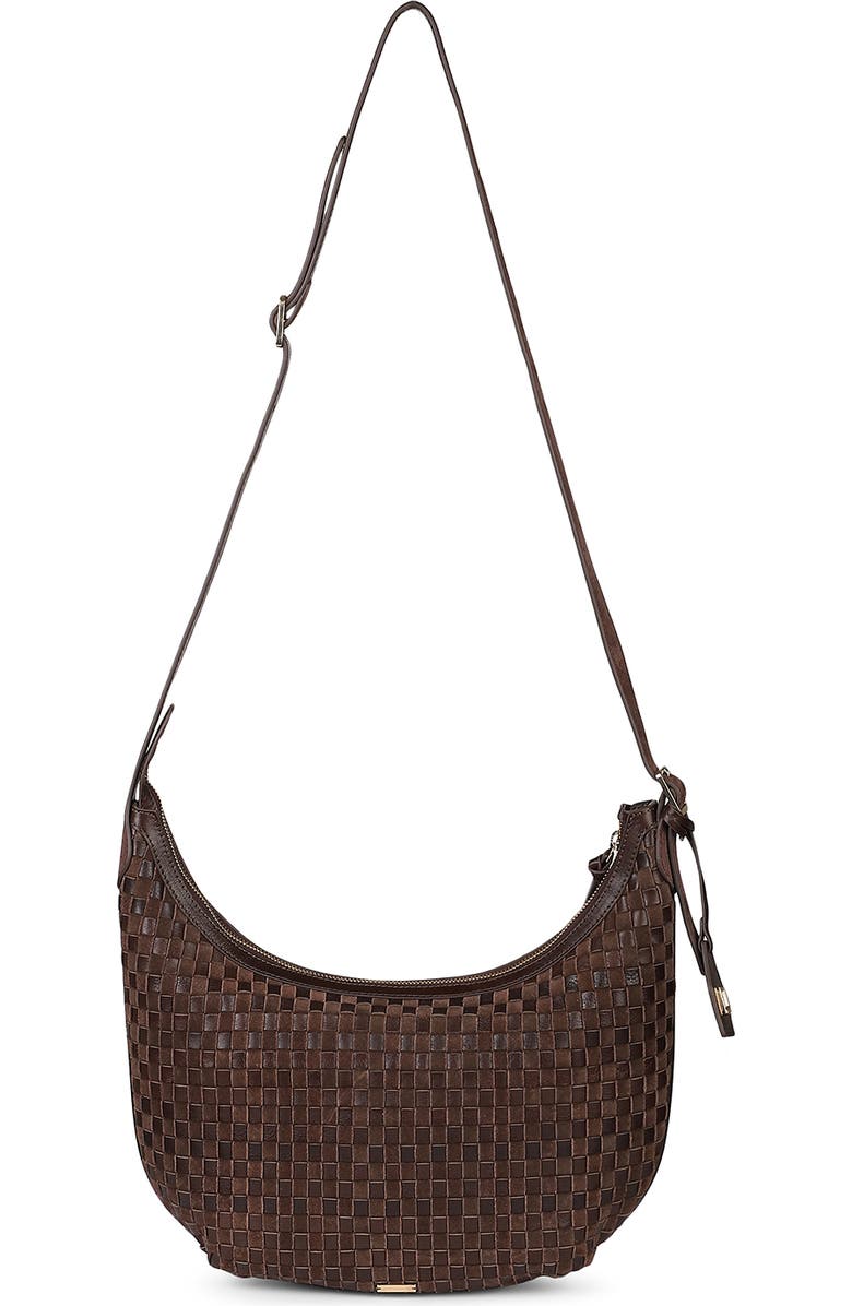 Rafe New York Large Alva Large Hobo, Alternate, color, Chocolate