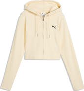 PUMA Crop Rib Hoodie