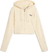 PUMA Crop Rib Hoodie