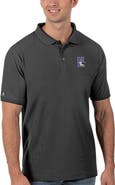 ANTIGUA Men's Antigua Anthracite Northwestern Wildcats Legacy Pique Polo