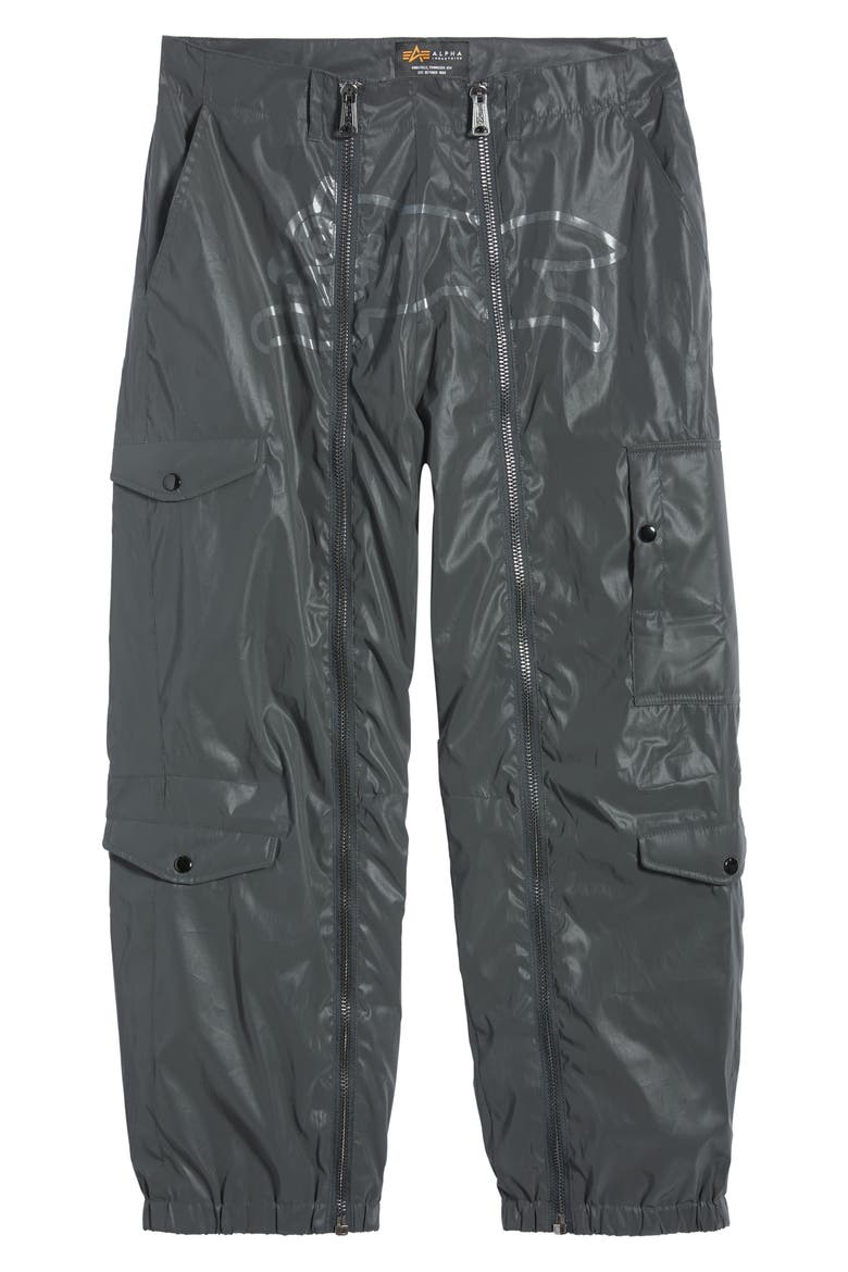 Ice Cream Patch Utility Pants, Alternate, color, BLACK