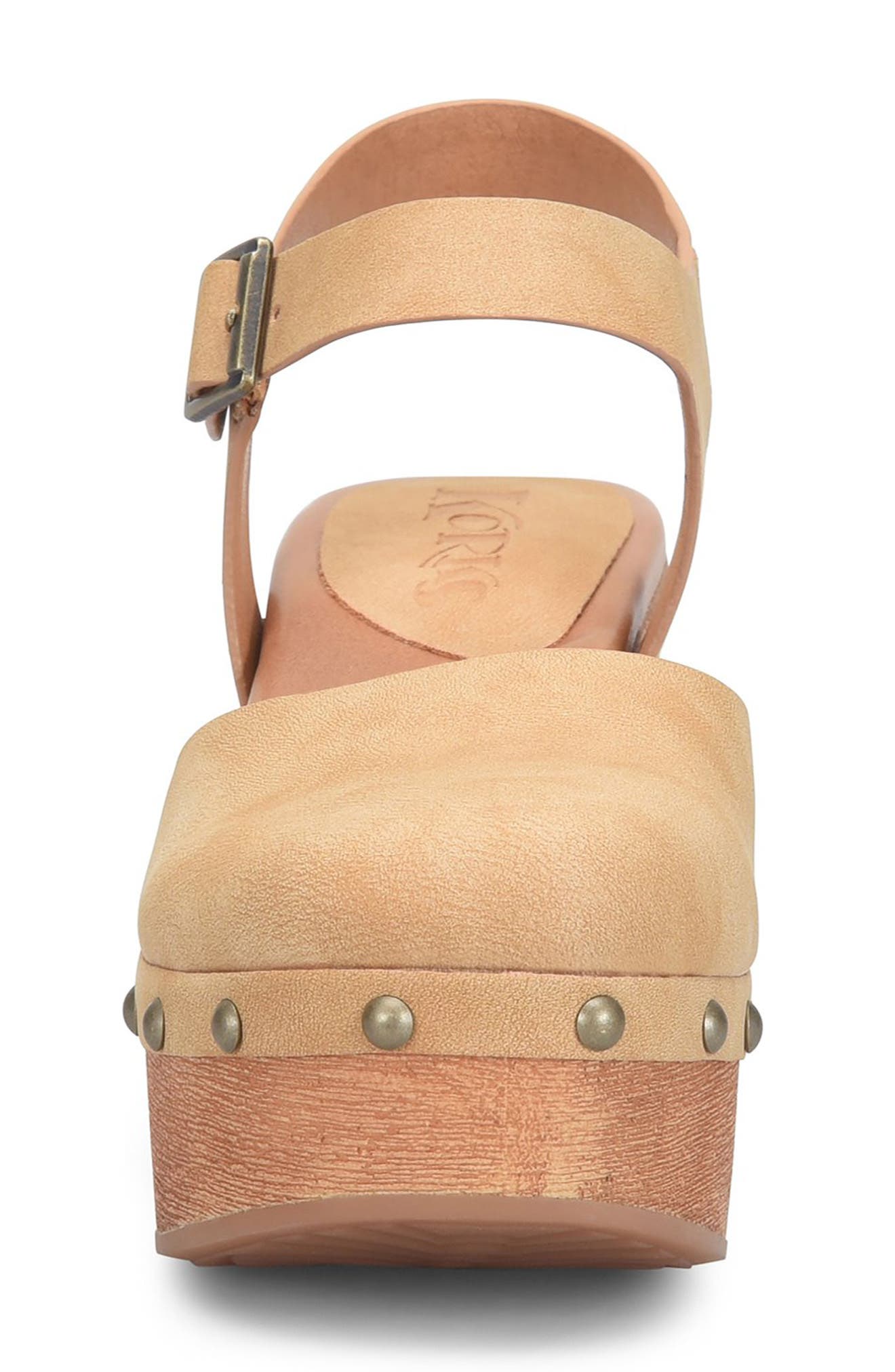 Lapra Platform Clog, Alternate, color, NATURAL