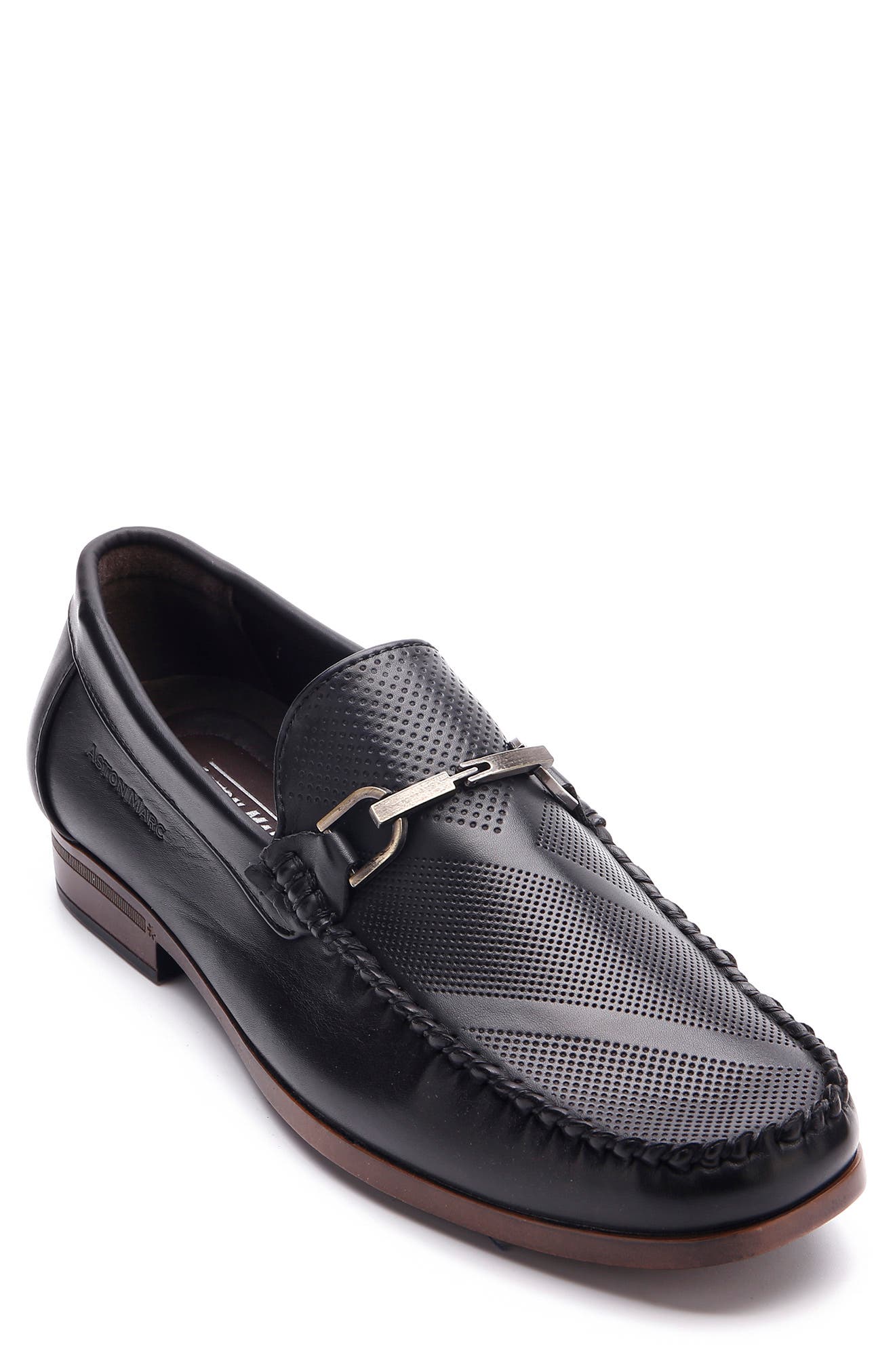 ASTON MARC Bit Loafer, Main, color, Black