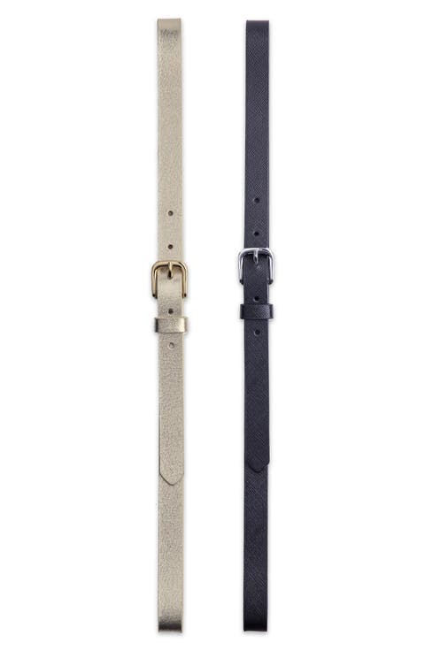 2-for-1 Skinny Belt Set