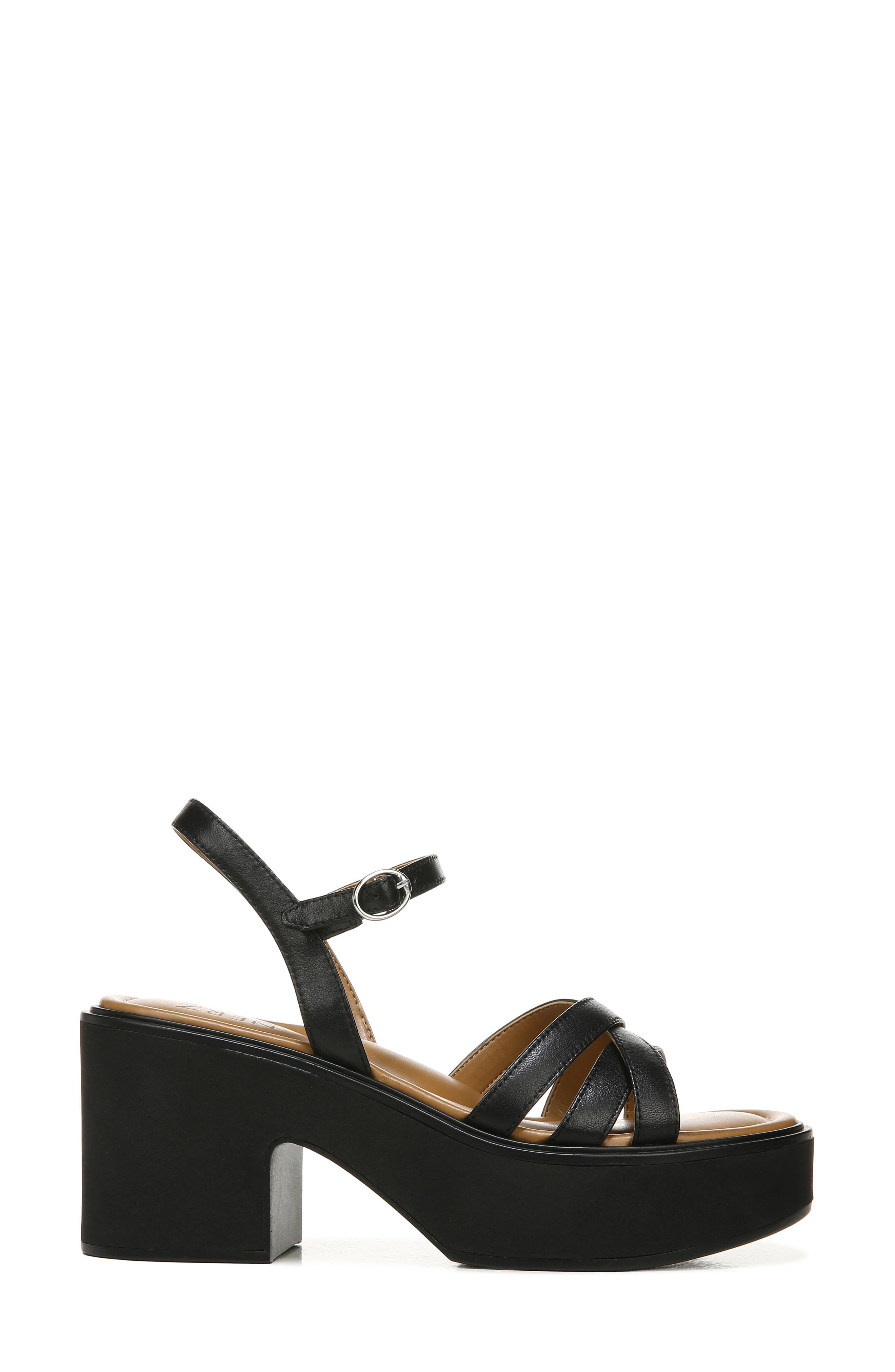 Naturalizer Court Ankle Strap Platform Sandal, Alternate, color, 