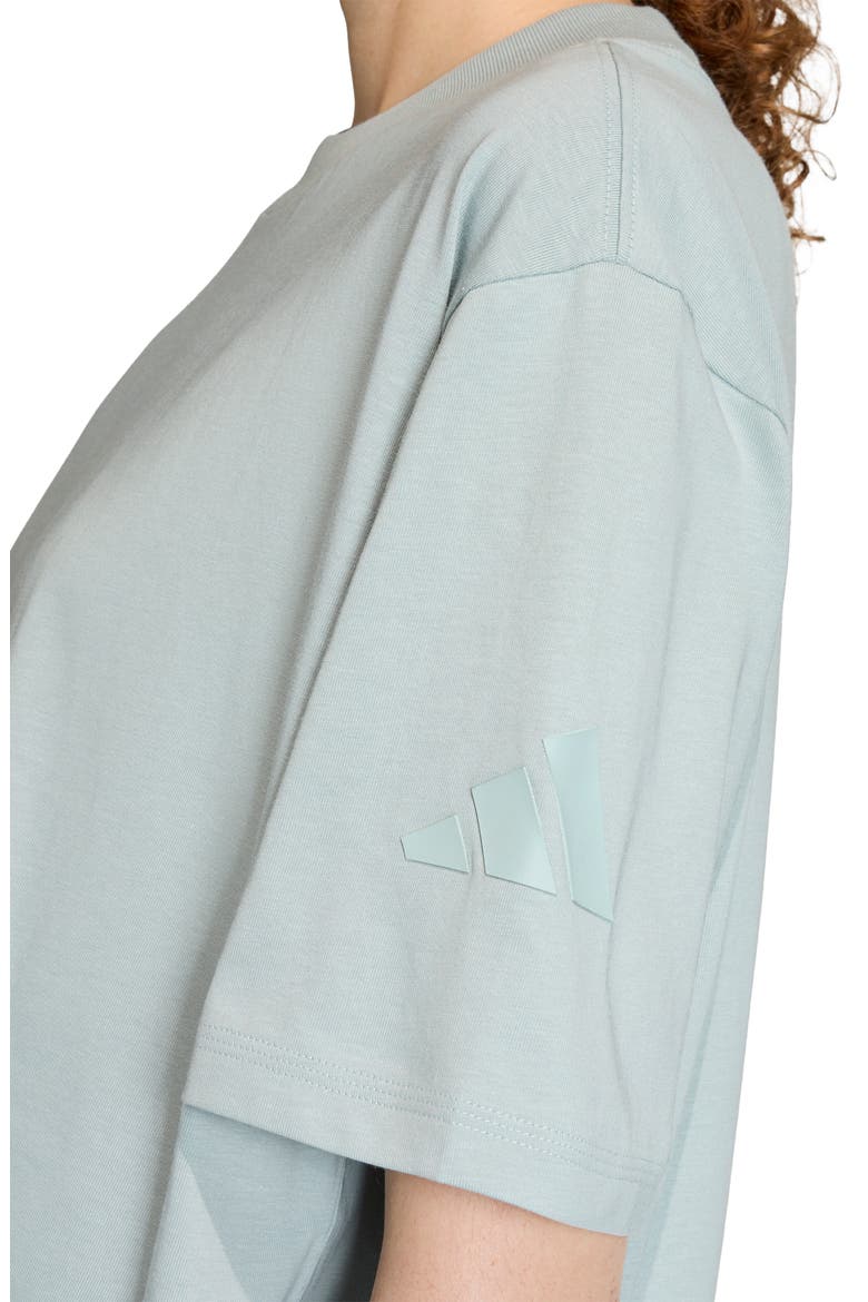 Essentials Contemporary Logo Boyfriend T-Shirt, Alternate, color, WONDER SAGE