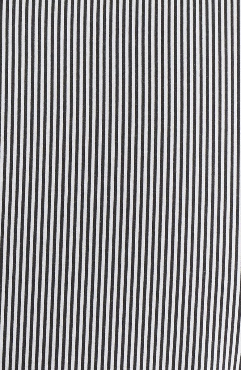 Bugatchi Devon OoohCotton<sup>®</sup> Stripe Long Sleeve Button-Up Shirt, Alternate, color, Black