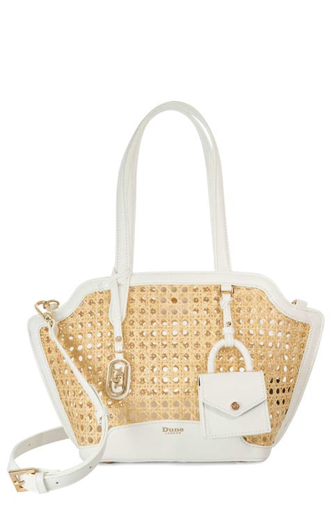 Dinidecided Rattan Shoulder Bag