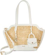 Dune London Dinidecided Rattan Shoulder Bag