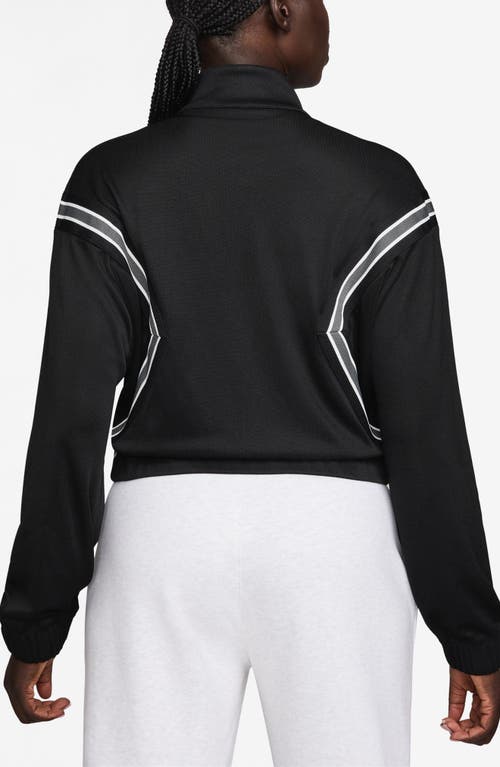 Jordan Brooklyn Track Jacket In Black