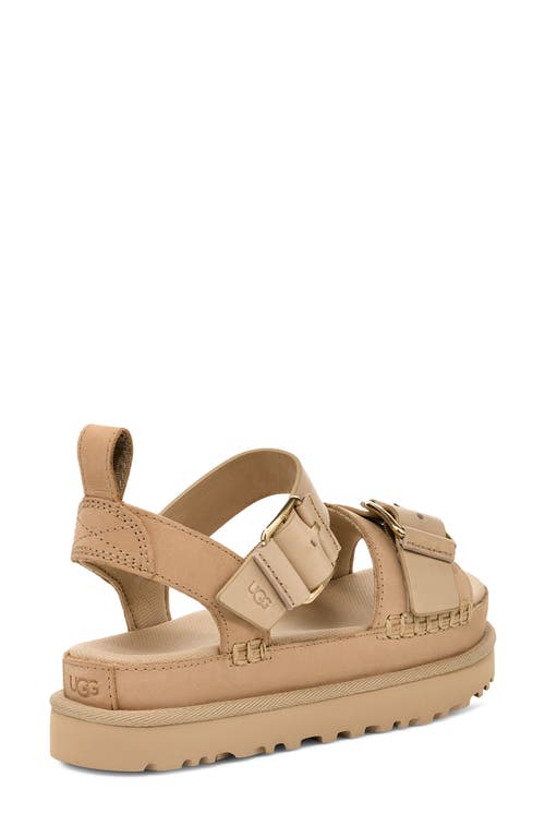 Ugg(r) Goldenstar Villa Platform Sandal In Mustard Seed