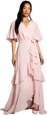 Coast Angel Sleeve Bridesmaid Maxi Dress