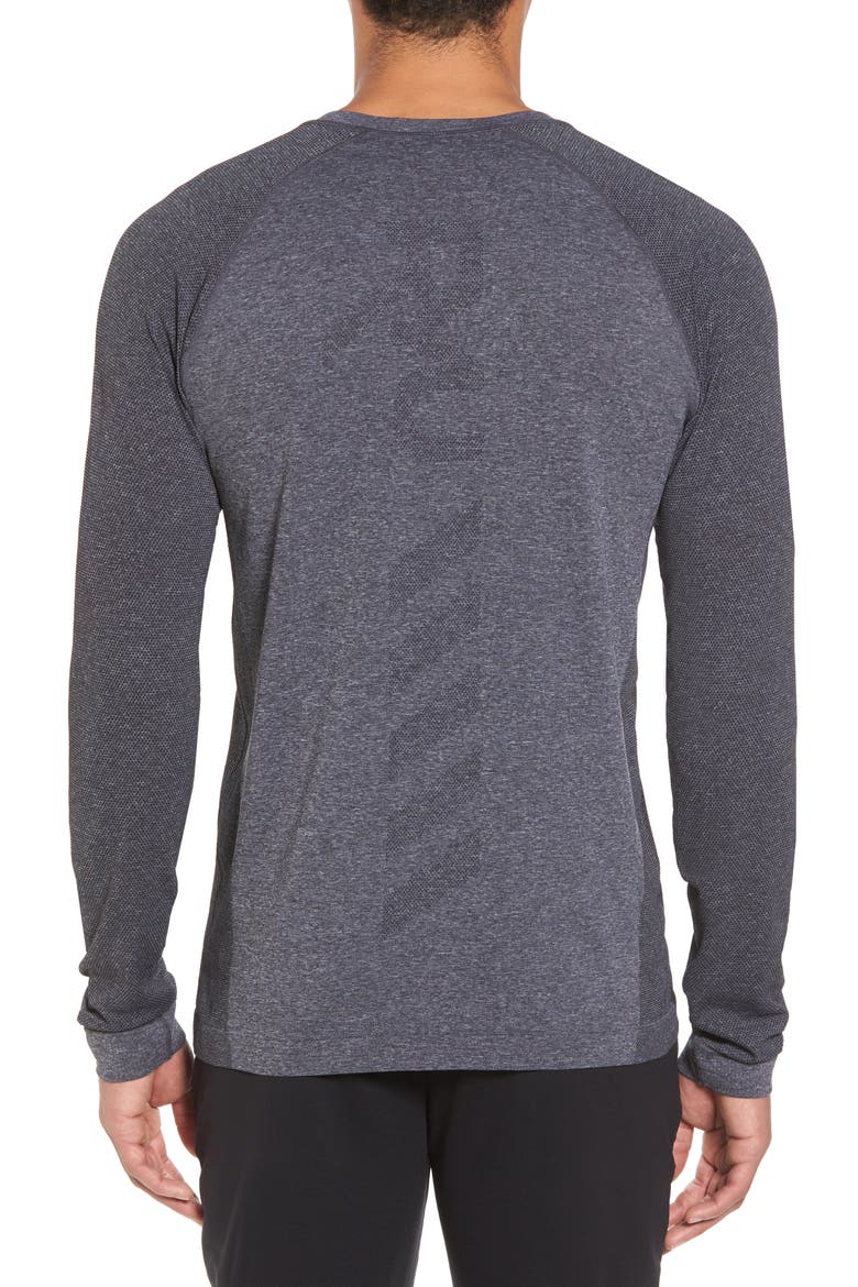 Vapor Long Sleeve T-Shirt, Alternate, color, HEATHER ASPHALT