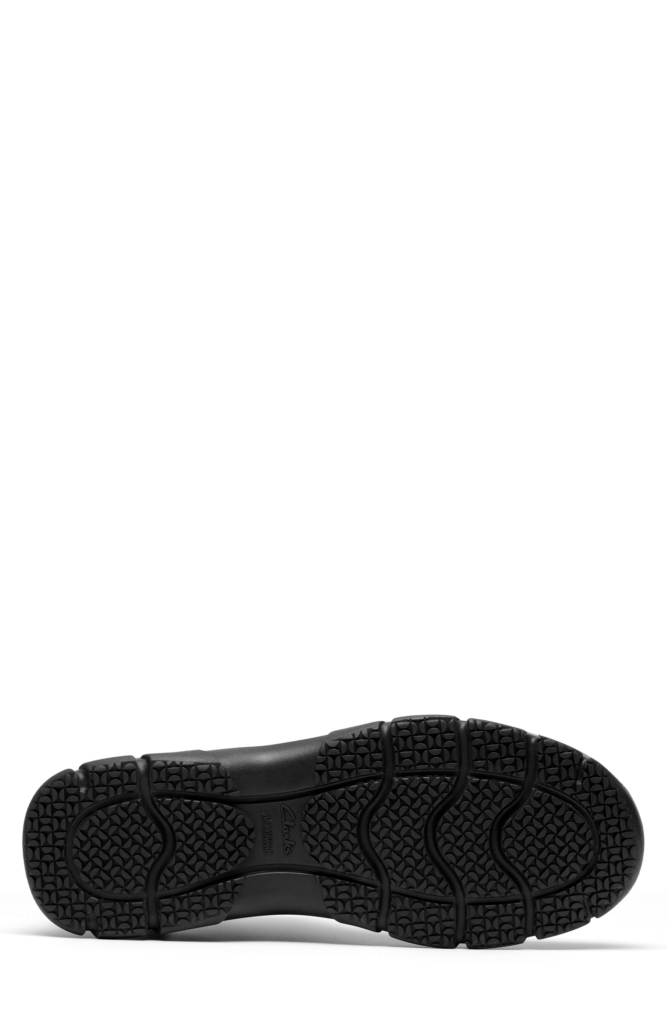 Clarks<sup>®</sup> Walpath Waterproof Chelsea Boot, Alternate, color, Black Leather