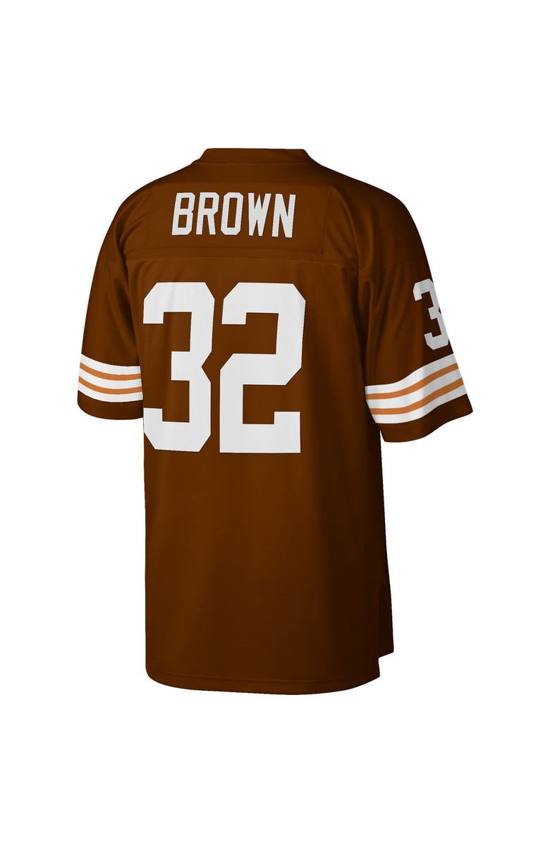 Mitchell & Ness Men's Mitchell & Ness Jim Brown Brown Cleveland Browns Legacy Replica Jersey, Alternate, color, Brown