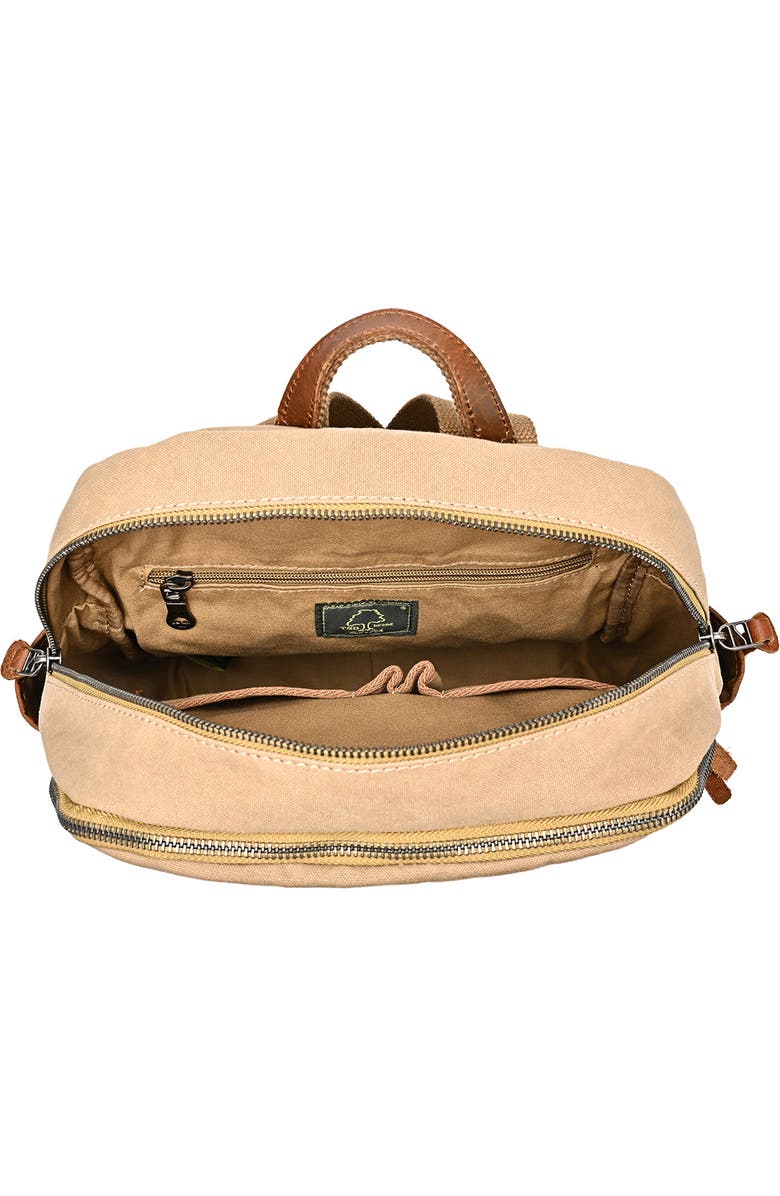 THE SAME DIRECTION Magnolia Hill Canvas Backpack, Alternate, color, Khaki