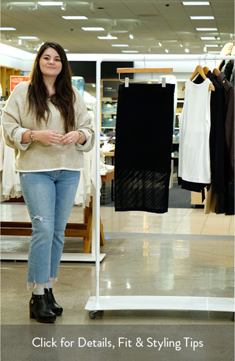 Illusion Rib Sweater Skirt, sales video thumbnail