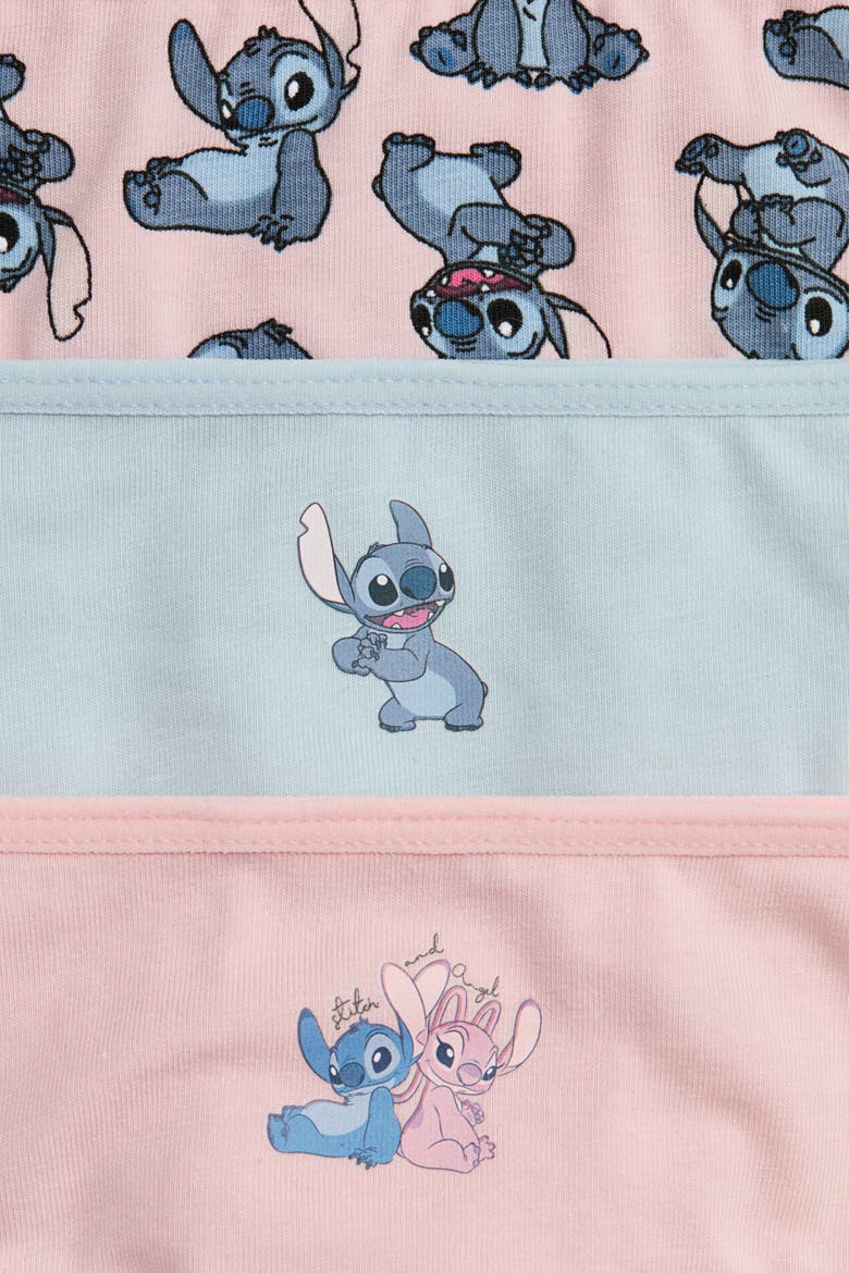7-pack cotton briefs, Alternate, color, Light pink/Lilo & Stitch