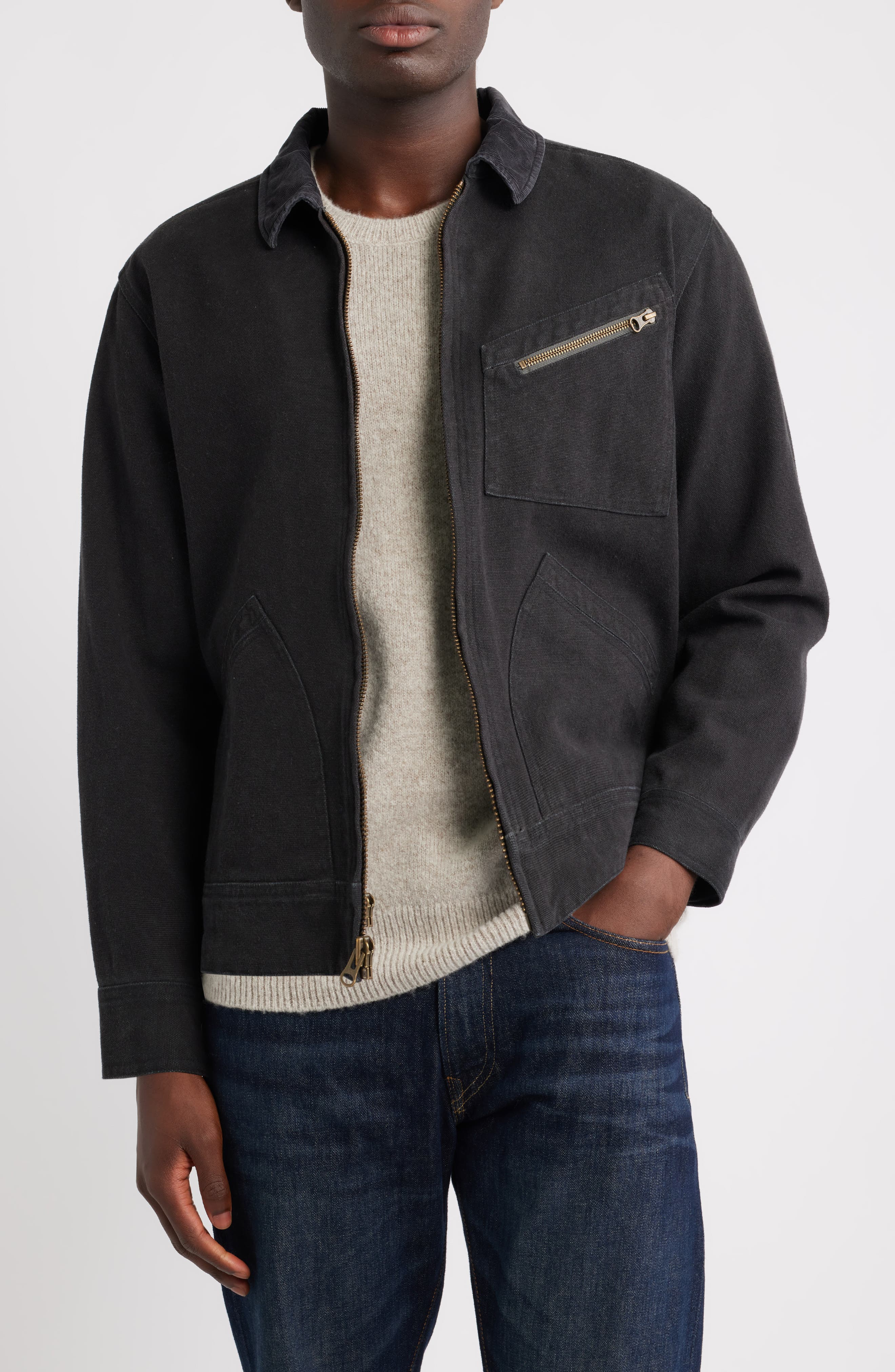 Rails Ketter Hemp & Organic Cotton Zip-Up Barn Jacket