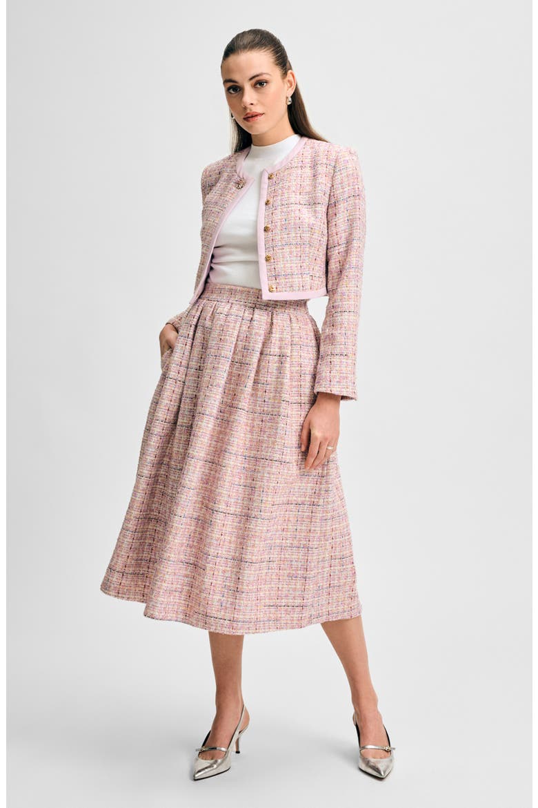 Crop Tweed Jacket, Alternate, color, MULTI