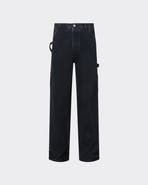Le Pere le PÈRE Straight Leg Black Jeans