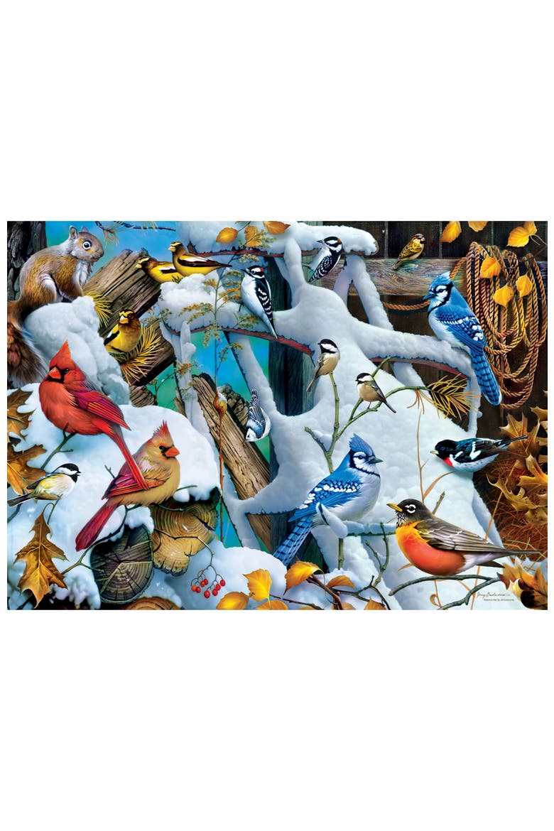 Snow Birds 1000 Piece Jigsaw Puzzle, Alternate, color, Multicolor