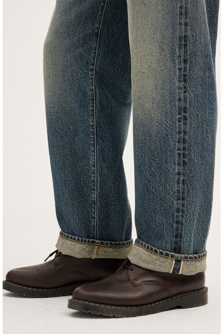 1991 Loose Straight Leg Selvedge Jeans, Alternate, color, BURKE WASH