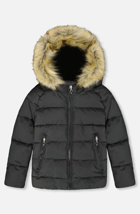 Kids Gender Inclusive Puffy Winter Jacket (Toddler & Little Kid)