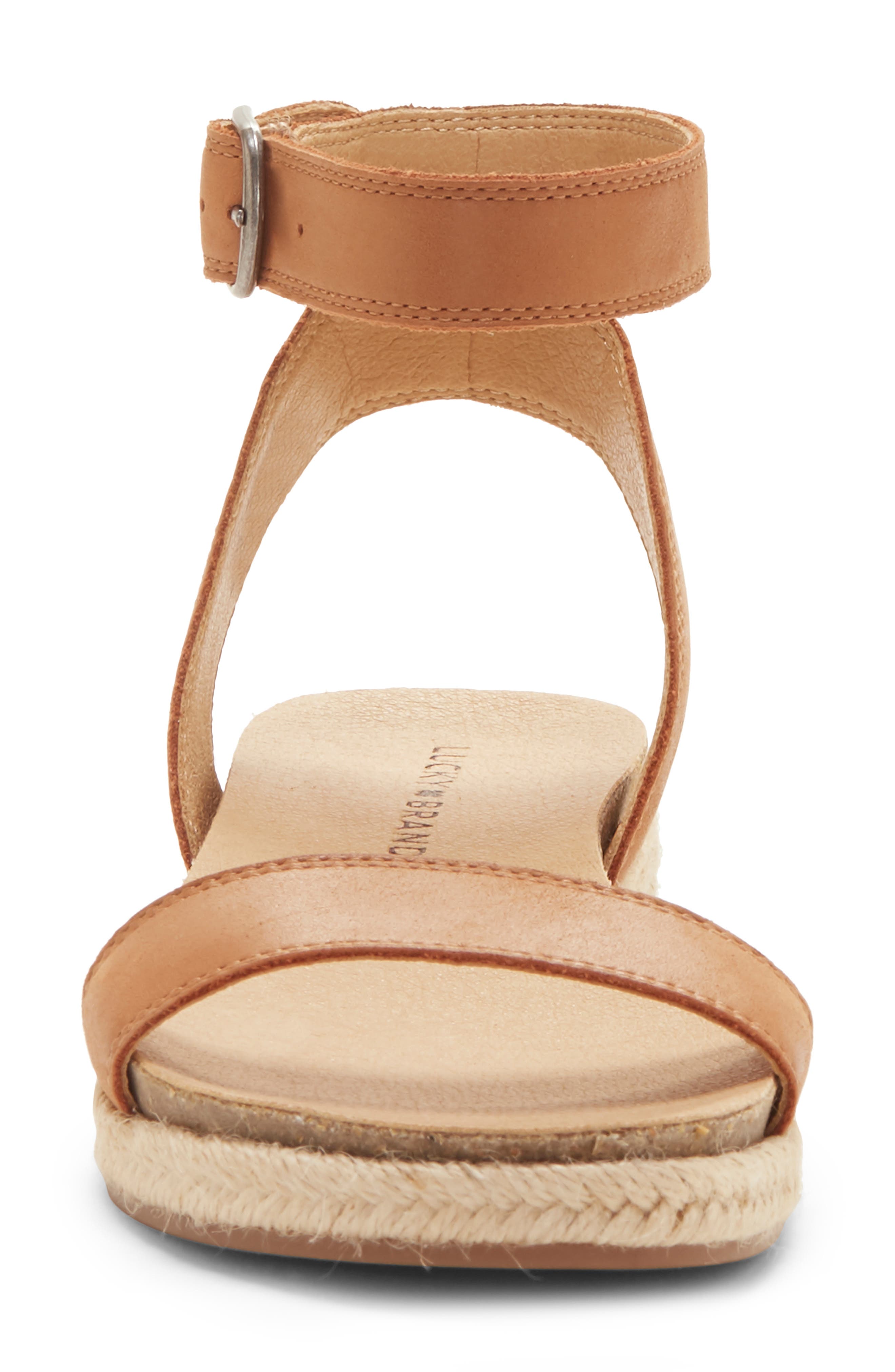 Lucky Brand Garston Espadrille Sandal, Alternate, color, Latte